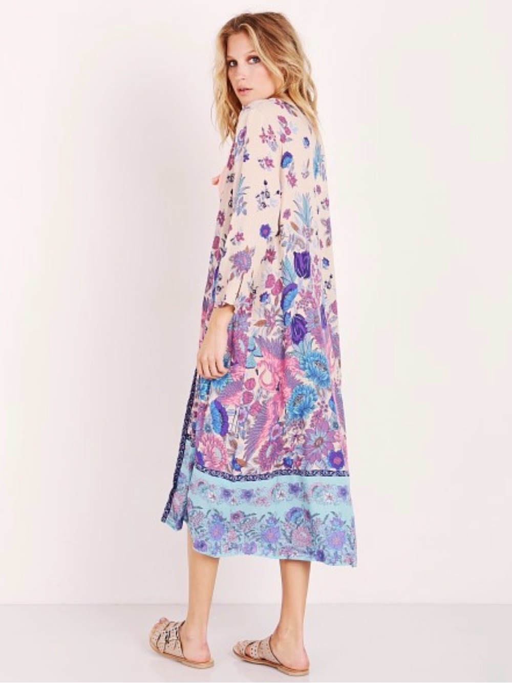 SPELL & THE GYPSY Siren Song Duster Mermaid 2017 Sample Size S